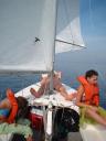 Sailing on the Indian River close to Jensen Beach Florida